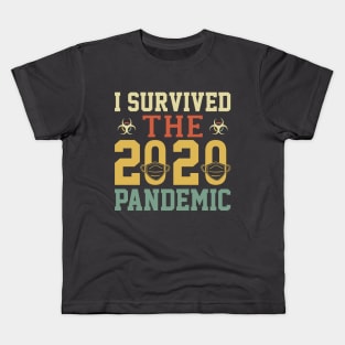 I survived the 2020 pandemic Kids T-Shirt